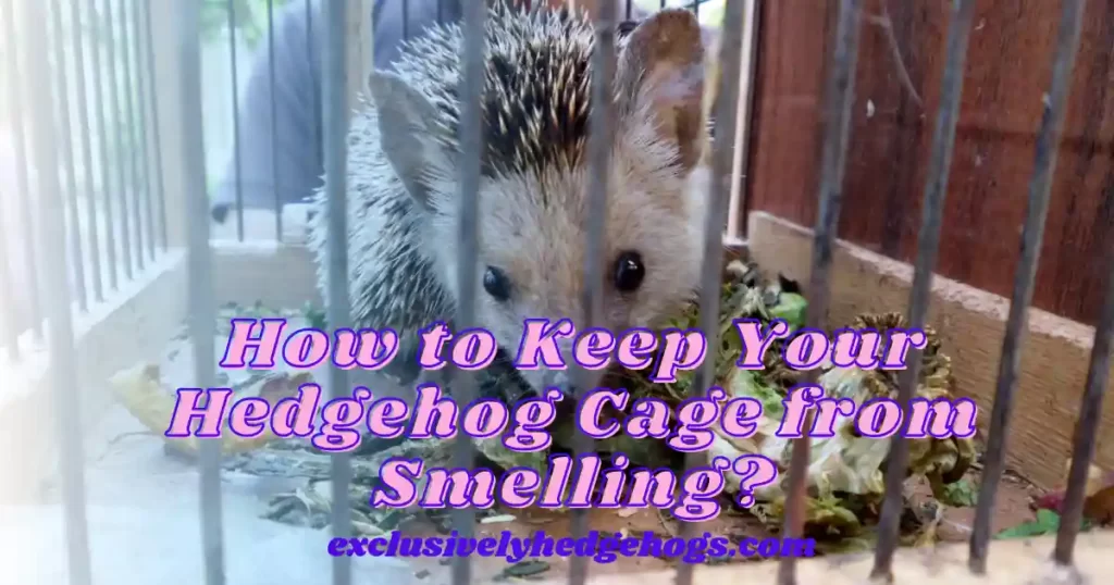 How to Keep Your Hedgehog Cage from Smelling